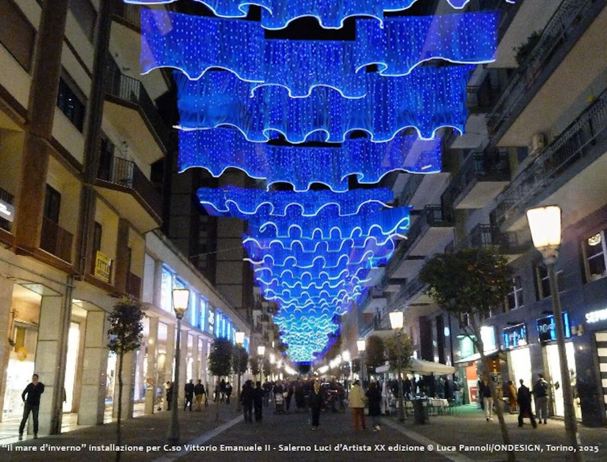 Salerno Luci d’Artista 2025: la XX edizione accende la città