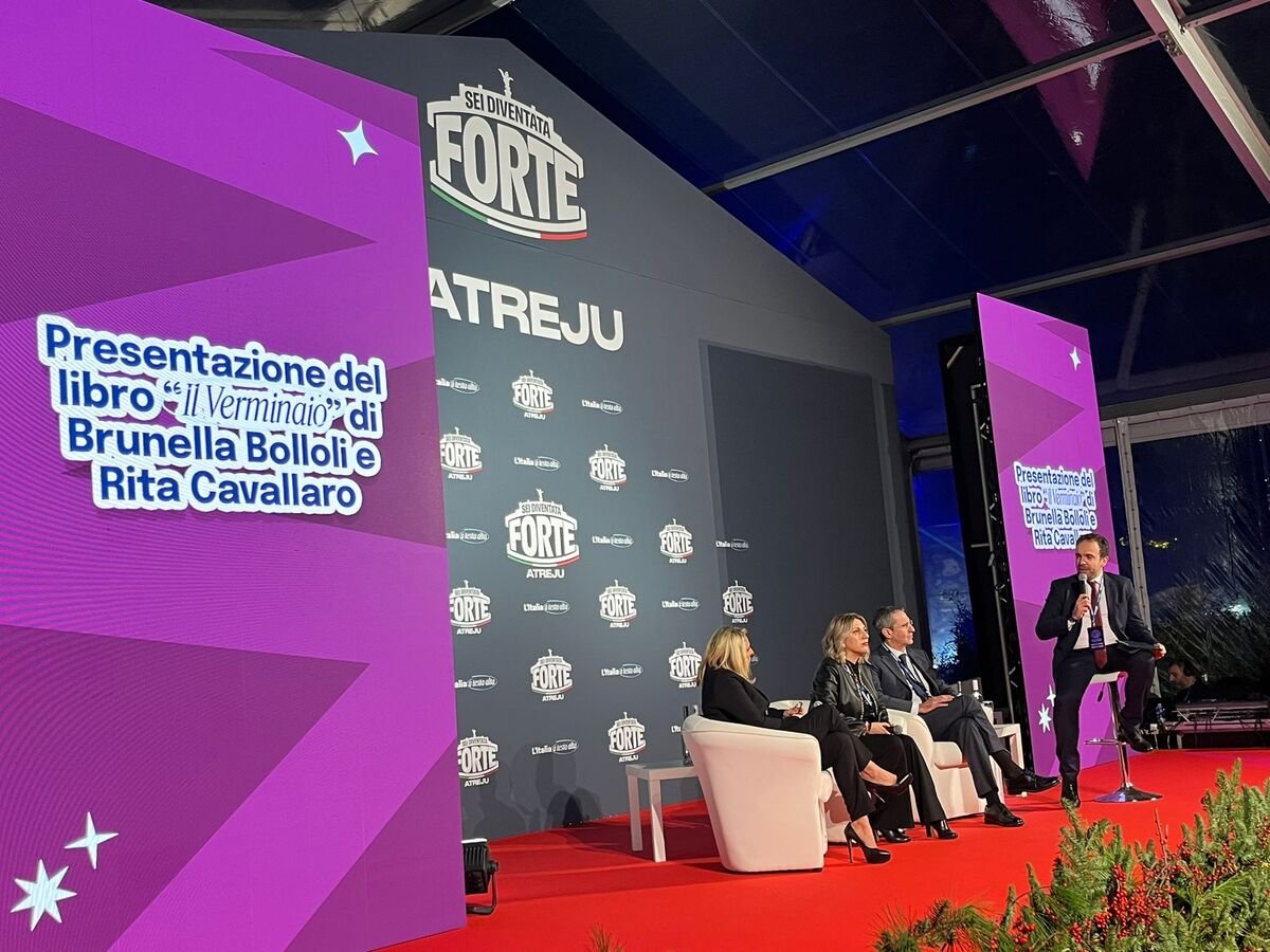 Il direttore di Affaritaliani Marco Scotti modera dibattito ad Atreju