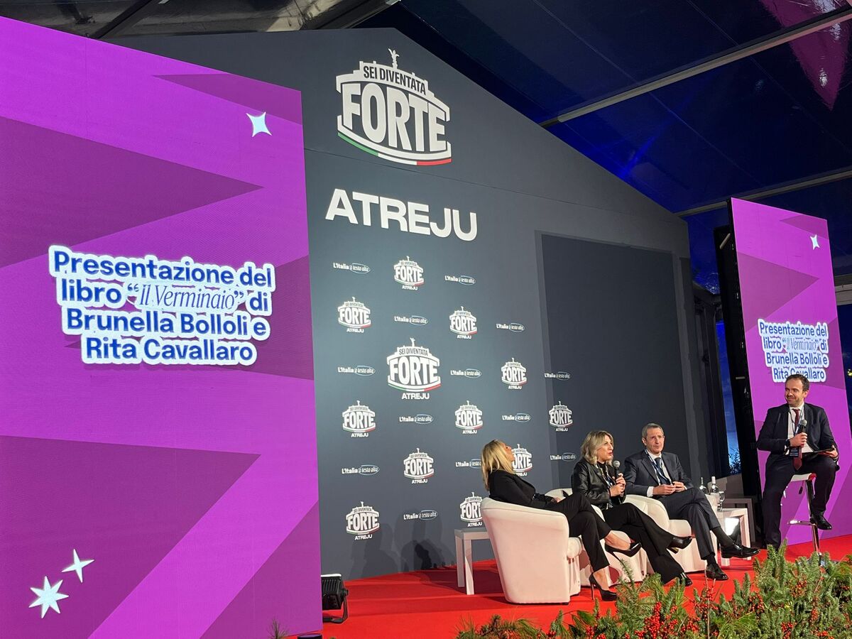 Il direttore di Affaritaliani Marco Scotti modera dibattito ad Atreju