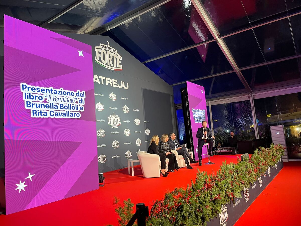 Il direttore di Affaritaliani Marco Scotti modera dibattito ad Atreju