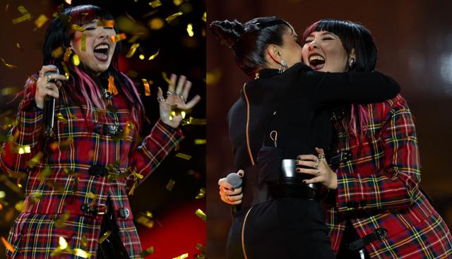 La vincitrice di X Factor, Rob al momento della proclamazione - foto Ufficio Stampa Sky La vincitrice di X Factor, Rob al momento della proclamazione - foto Ufficio Stampa Sky