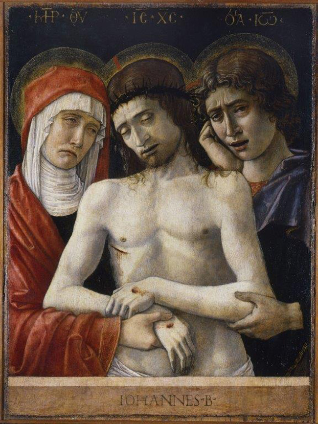 BELLINI - Pietà - Bergamo Accademia Carrara BELLINI - Pietà - Bergamo Accademia Carrara