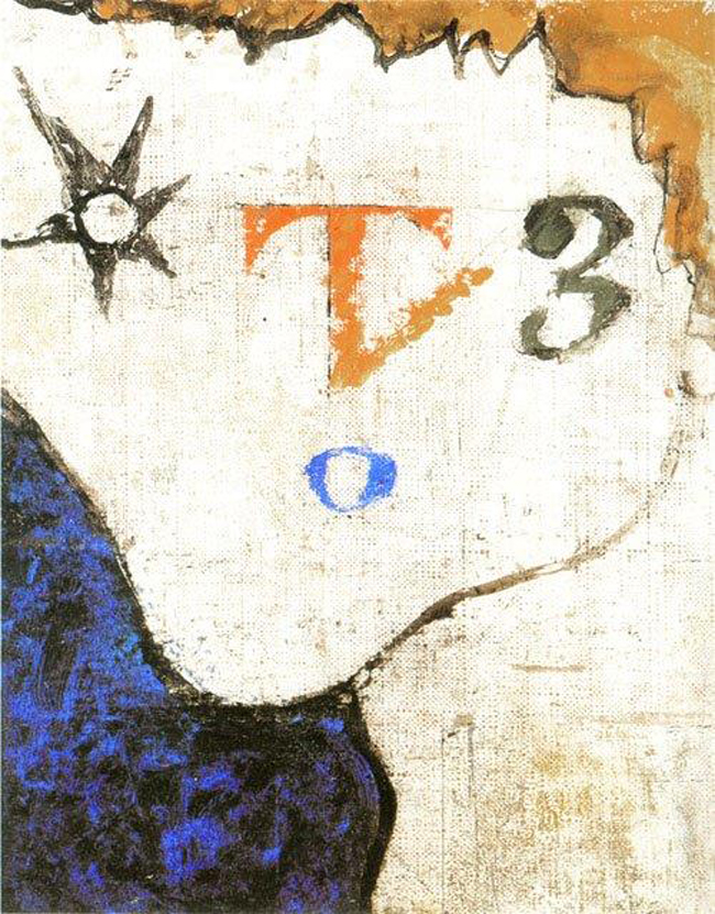 Osvaldo Licini, Figura T3, 1932-1945 Osvaldo Licini, Figura T3, 1932-1945