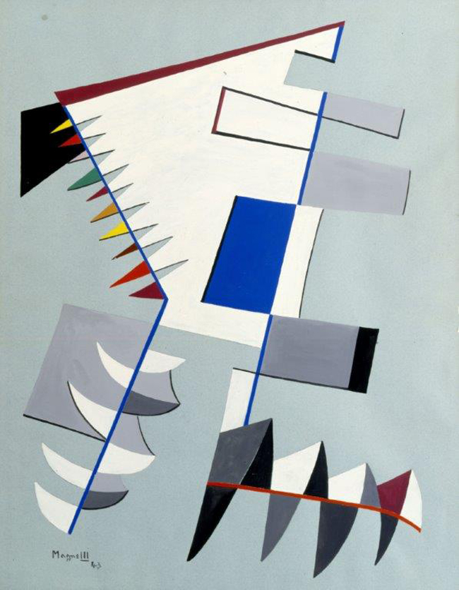Alberto Magnelli, Senza titolo, 1943 Alberto Magnelli, Senza titolo, 1943