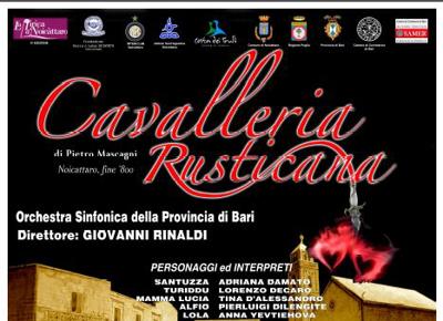 Cavalleria Rusticana in piazza Noicattaro (Ba) come Vizzini (Ct)