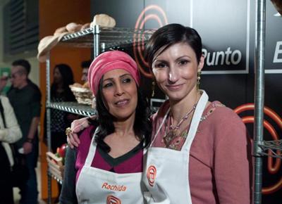 Sfida Masterchef, Eleonora e Rachida, punto Enel di via Broletto (MI)