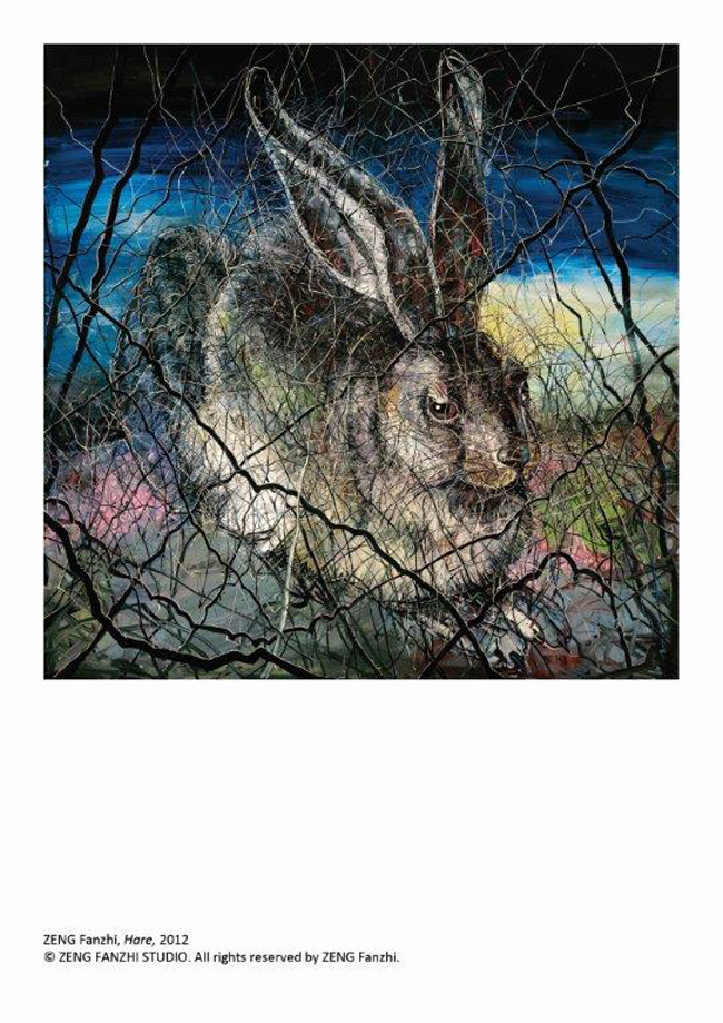 Zeng Fanzhi, Hare, 2012, © Zeng Fanzhi Studio Zeng Fanzhi, Hare, 2012, © Zeng Fanzhi Studio