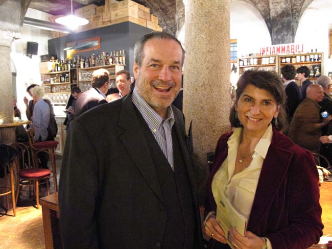 Marco Ausenda, presidente della Rizzoli Corporation USA e Lorenza Salamon, Galleria Salamon Marco Ausenda, presidente della Rizzoli Corporation USA e Lorenza Salamon, Galleria Salamon
