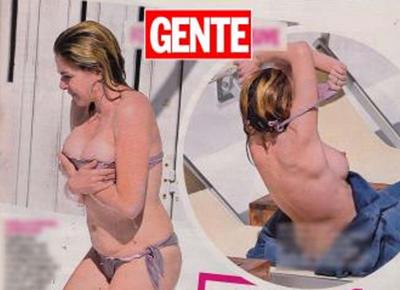 Claudia Gerini Topless