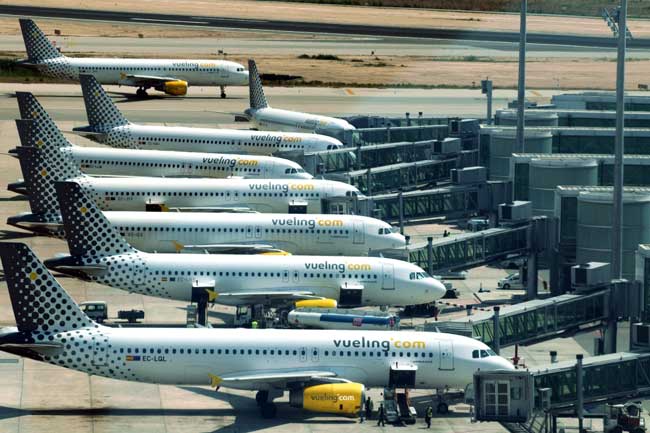 Gli airbus della Vueling Gli airbus della Vueling