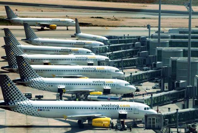 Gli airbus della Vueling Gli airbus della Vueling