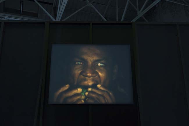 João Maria Gusmão + Pedro Paiva Papagaio Installation views Fondazione HangarBicocca, 2014 Photo by Agostino Osio Courtesy Fondazione HangarBicocca João Maria Gusmão + Pedro Paiva Papagaio Installation views Fondazione HangarBicocca, 2014 Photo by Agostino Osio Courtesy Fondazione HangarBicocca