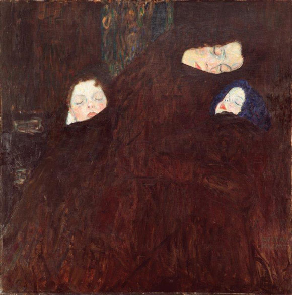 Gustav Klimt Madre con due bambini (La famiglia) 1909‐10 Olio su tela, cm 90 x 90 Vienna, Belvedere, inv. 10501 (legato Peter Parzer, Vienna) © Belvedere, Vienna Gustav Klimt Madre con due bambini (La famiglia) 1909‐10 Olio su tela, cm 90 x 90 Vienna, Belvedere, inv. 10501 (legato Peter Parzer, Vienna) © Belvedere, Vienna