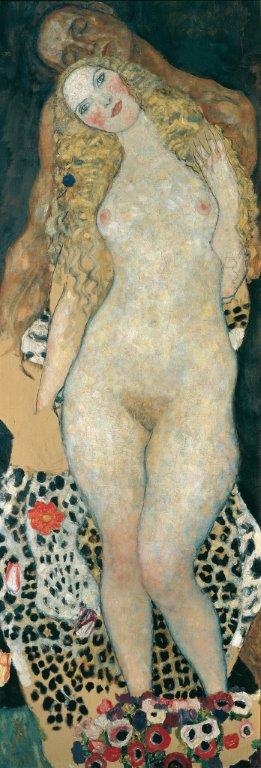Gustav Klimt Adamo ed Eva (incompiuto) 1917‐18 Olio su tela, cm 173 x 60 Vienna, Belvedere © Belvedere, Vienna Gustav Klimt Adamo ed Eva (incompiuto) 1917‐18 Olio su tela, cm 173 x 60 Vienna, Belvedere © Belvedere, Vienna