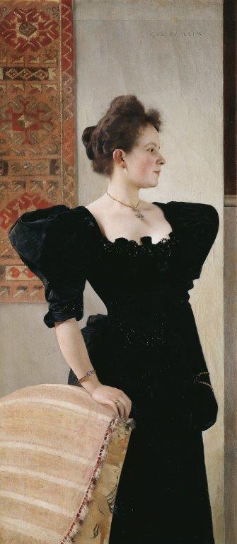 Gustav Klimt Ritratto femminile 1894 circa Olio su tela, cm 155 x 75 Vienna, Belvedere © Belvedere, Vienna Gustav Klimt Ritratto femminile 1894 circa Olio su tela, cm 155 x 75 Vienna, Belvedere © Belvedere, Vienna