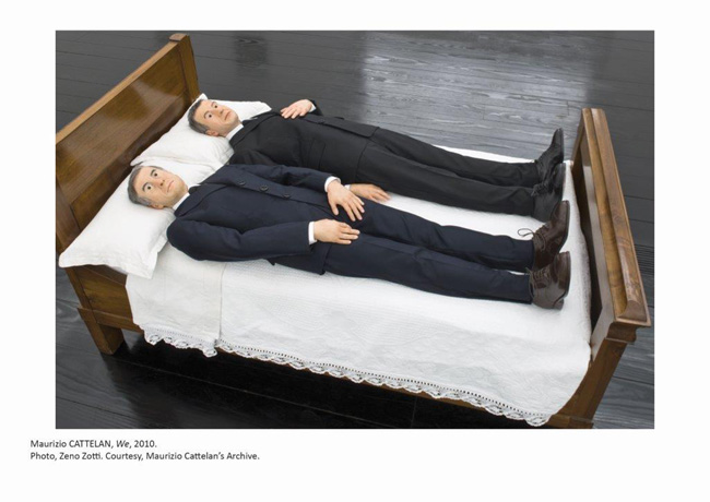 Maurizio Cattelan, We, 2010, © Maurizio Cattelan Maurizio Cattelan, We, 2010, © Maurizio Cattelan