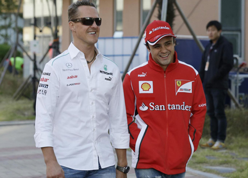 michael schumacher felipe massa