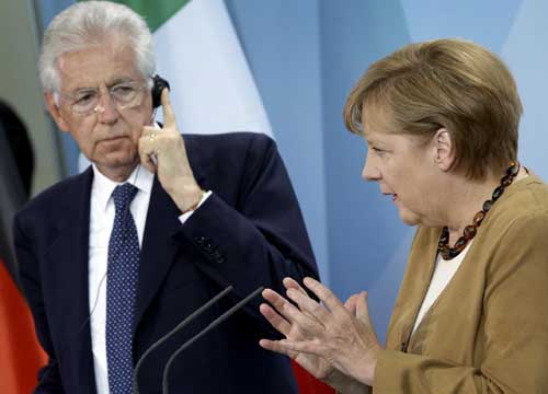 monti merkel monti merkel