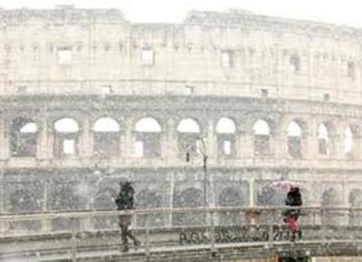 Neve a Roma: la Protezione Civile lancia l'allarme oltre 600 metri per il 6