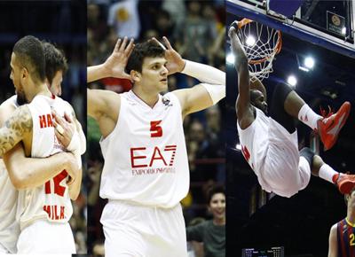 Gentile e l'Olimpia distruggono il Barça: adrenalina al Forum. GALLERY