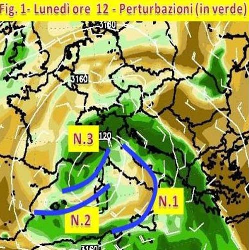 perturbazioni lunedì perturbazioni lunedì