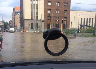 Temporali forti su Milano, allerta arancione e grandine nel Varesotto