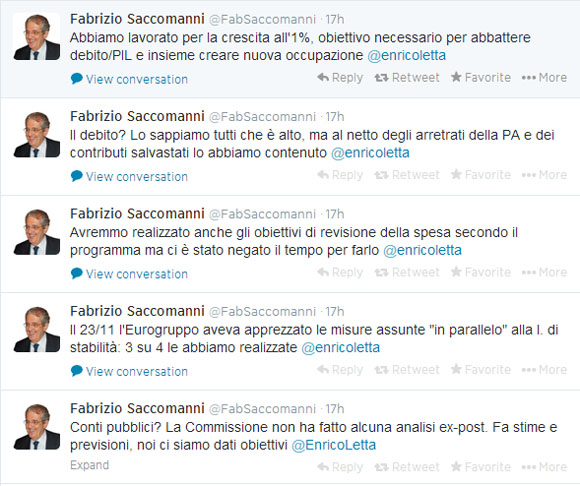 saccomanni saccomanni