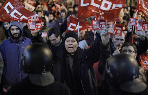 sciopero generale spagna 1 sciopero generale spagna 1
