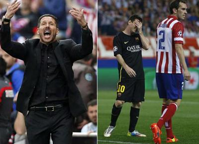 Disfatta Barça, trema Tata Martino. Simeone e l'Atletico in semifinale