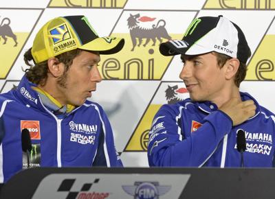 Jorge Lorenzo contro Valentino Rossi: la Yamaha bacchetta lo spagnolo