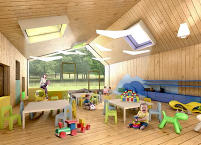 Citylife, ecco il nuovo asilo nido pubblico in legno
