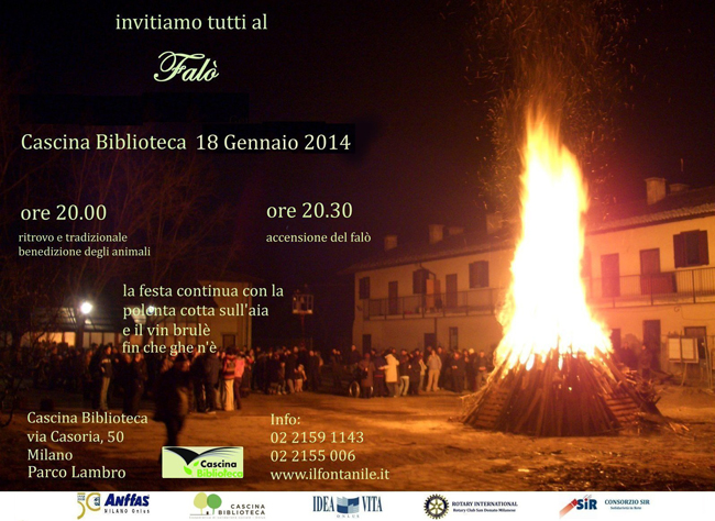 volantino falò volantino falò