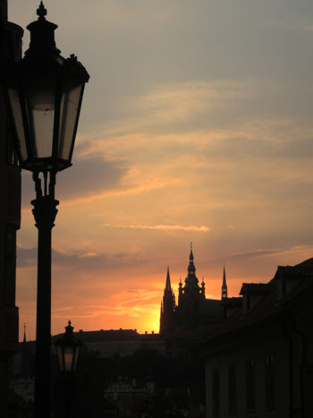 Tramonto a Praga di Donatella Cusimano