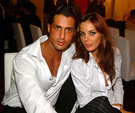 Fabrizio Corona e la moglie Nina Moric Fabrizio Corona e la moglie Nina Moric