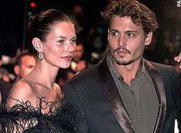 Kate Moss e Johnny Depp Kate Moss e Johnny Depp