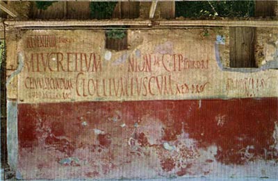 pompei iscrizione