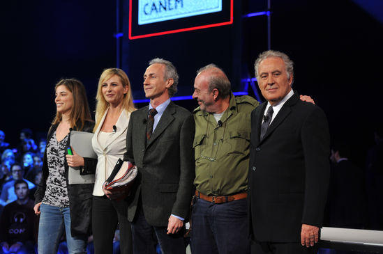 Berlusconi vs Santoro, tutte le immagini