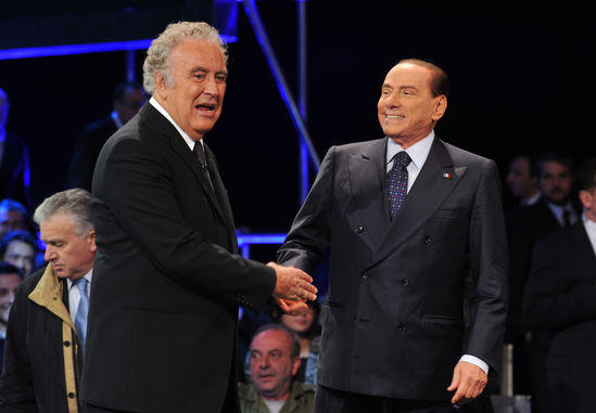 Berlusconi vs Santoro, tutte le immagini