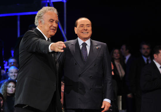 Berlusconi vs Santoro, tutte le immagini