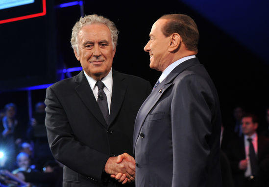 Berlusconi vs Santoro, tutte le immagini
