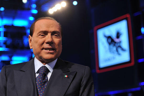 Berlusconi vs Santoro, tutte le immagini