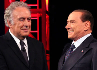 Berlusconi vs Santoro, tutte le immagini