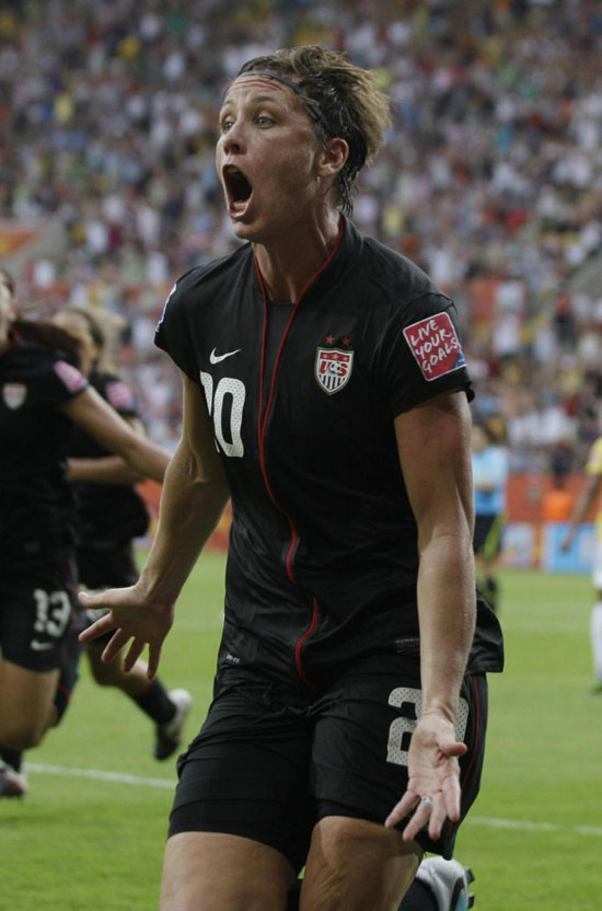 “Abby” Wambach, ecco la Messi in gonnella per la Fifa nel 2012 “Abby” Wambach, ecco la Messi in gonnella per la Fifa nel 2012
