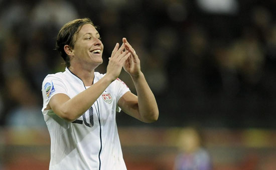 “Abby” Wambach, ecco la Messi in gonnella per la Fifa nel 2012 “Abby” Wambach, ecco la Messi in gonnella per la Fifa nel 2012