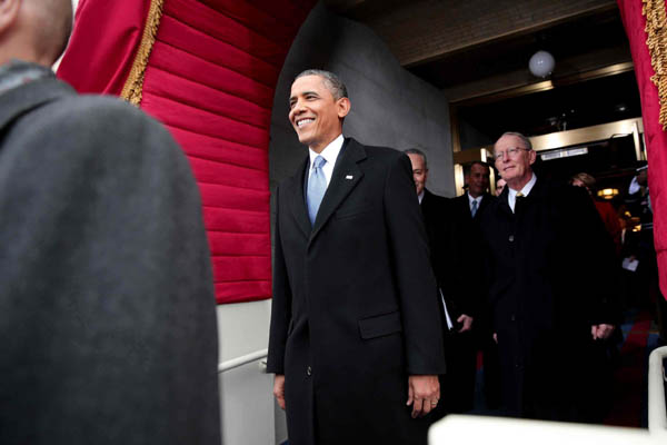 Il giuramento di Obama: “Stiamo Uniti, l’America è in ripresa” Il giuramento di Obama: “Stiamo Uniti, l’America è in ripresa”