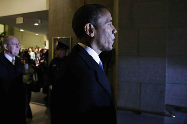 Il giuramento di Obama: “Stiamo Uniti, l’America è in ripresa” Il giuramento di Obama: “Stiamo Uniti, l’America è in ripresa”