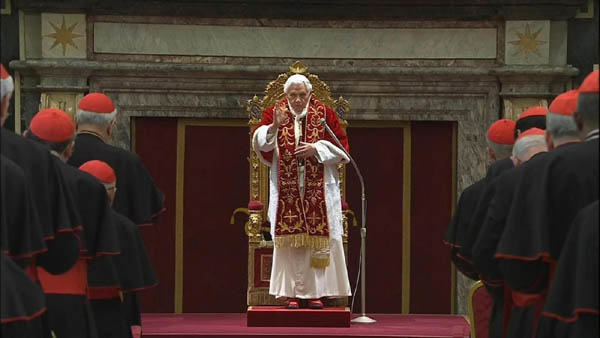 Benedetto XVI non è più il Papa. “Ora sono soltanto un pellegrino” Benedetto XVI non è più il Papa. “Ora sono soltanto un pellegrino”