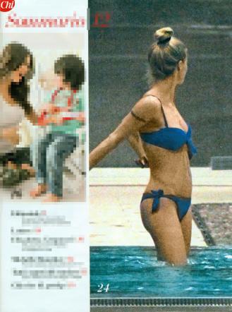 Michelle si accarezza il pancino: la Hunziker non può più nascondere la dolce attesa