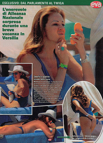 “Outing” di Daniela Santanché a Servizio Pubblico: “Sono lesbica, mantengo due ragazze” “Outing” di Daniela Santanché a Servizio Pubblico: “Sono lesbica, mantengo due ragazze”