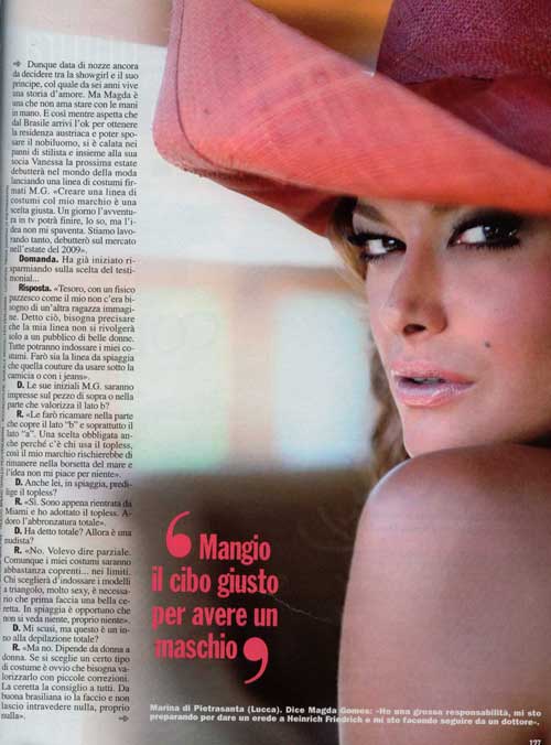 Neo mamma fiera delle sue curve: Magda Gomes è l’anti-Belen